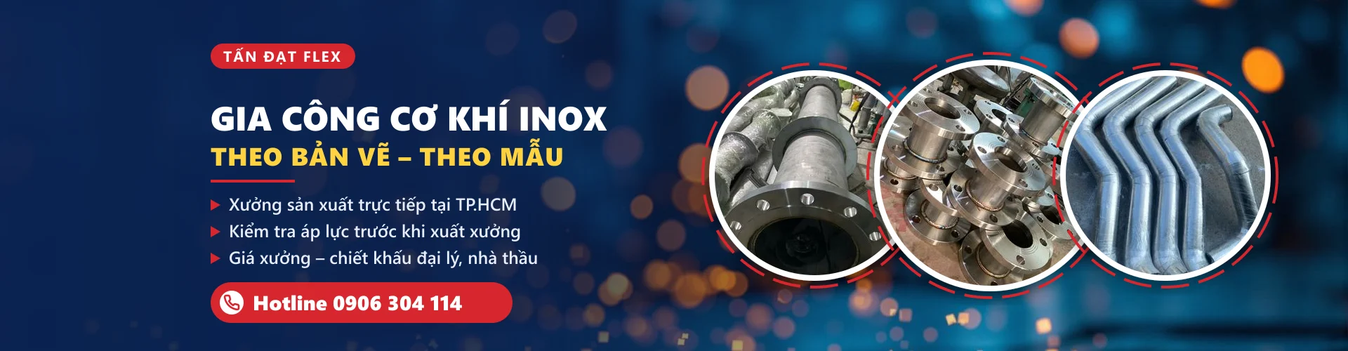 Gia công cơ khí inox theo bản vẽ – xưởng tại TP.HCM