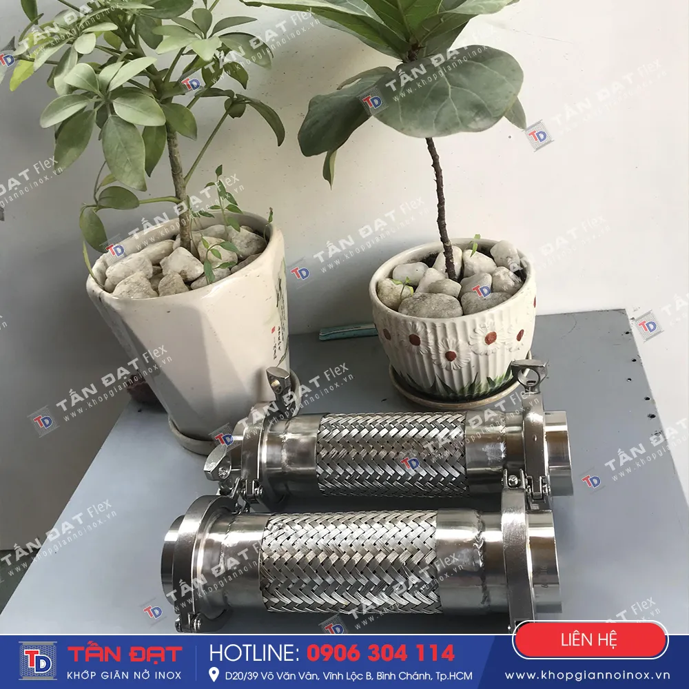 Khớp nối mềm racco inox / clem inox / ren trong / ren ngoài sản xuất tại Bình Hưng Hoà TP.HCM – ảnh 1