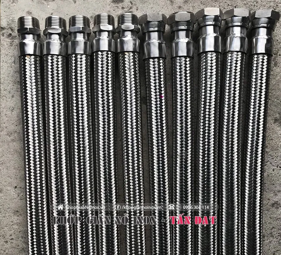 Ống mềm inox, ống hơi chịu nhiệt sản xuất tại TP.HCM – ảnh 1