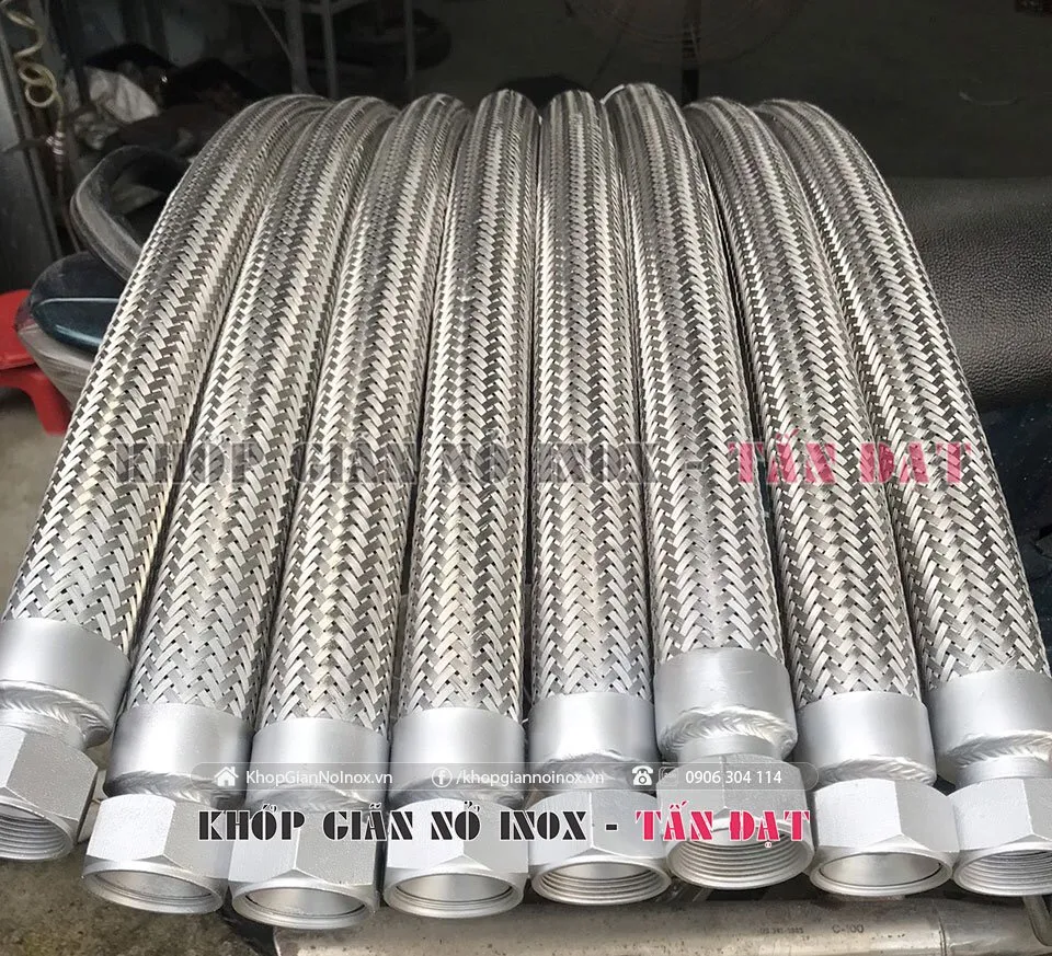 Ống mềm inox 304 chịu nhiệt độ cao theo yêu cầu