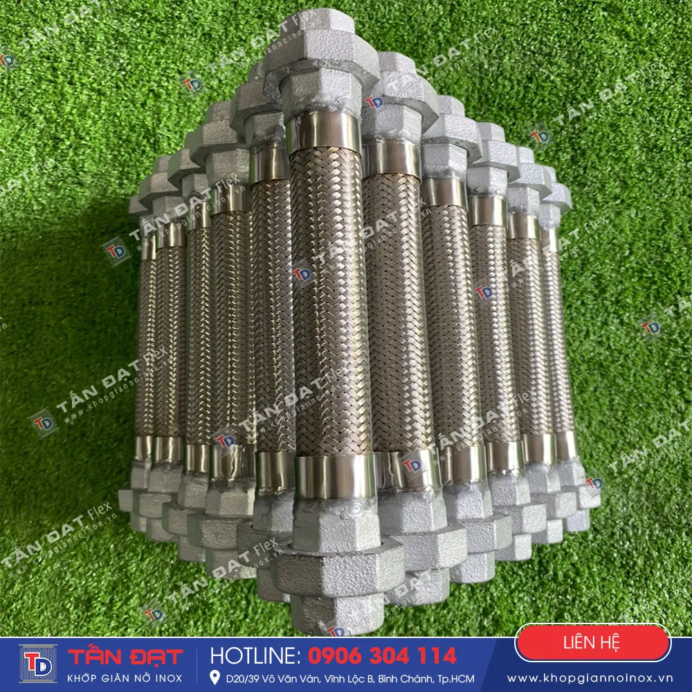 Địa chỉ gia công ống mềm inox kết nối hai đầu racco gang – ảnh 3