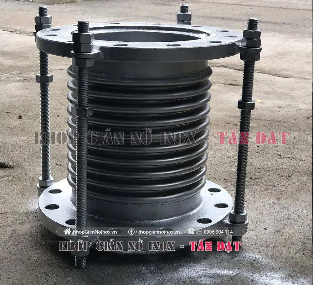 Khớp giãn nở inox kết nối 2 đầu MB JIS 10K thép – ảnh 1