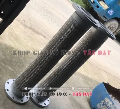 Khớp nối mềm kết nối mặt bích JIS 10K thép 1 đầu cố định 1 đầu xoay DN150