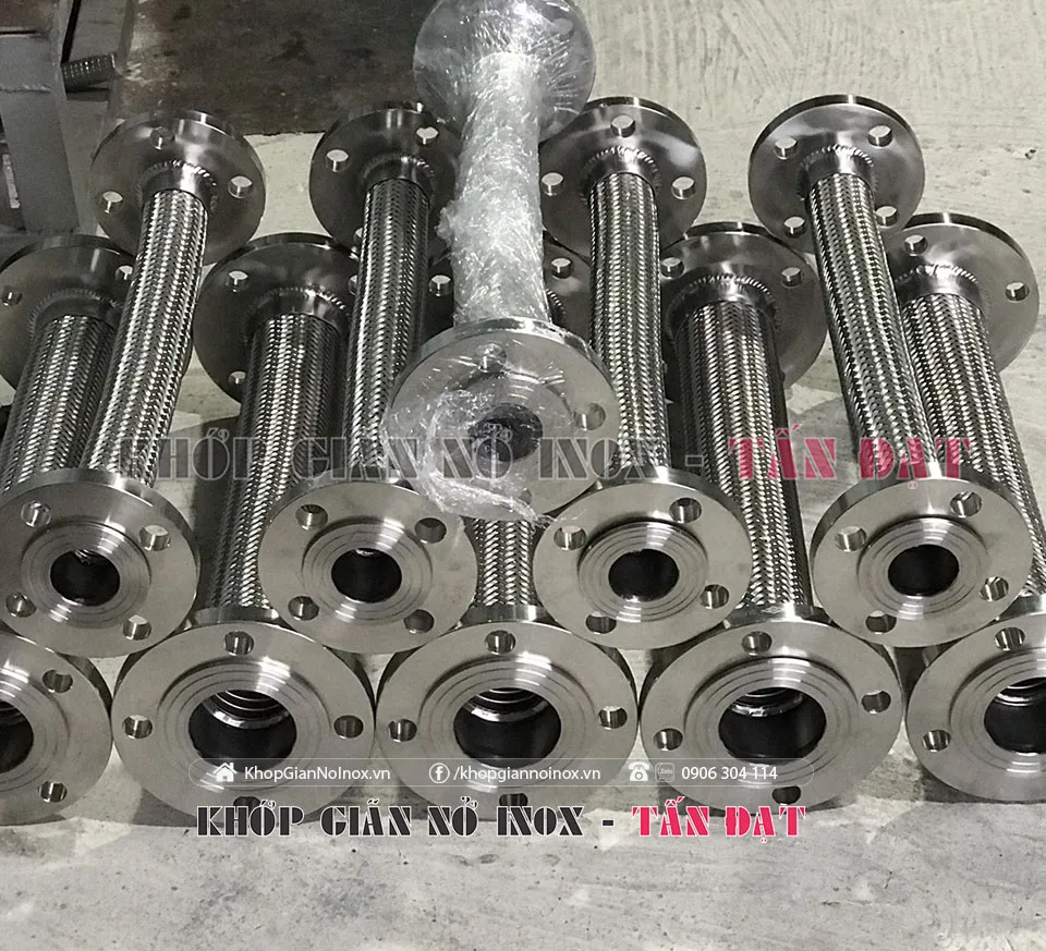 Stainless flexible joint DN50, JIS 10K flanges, fixed + floating