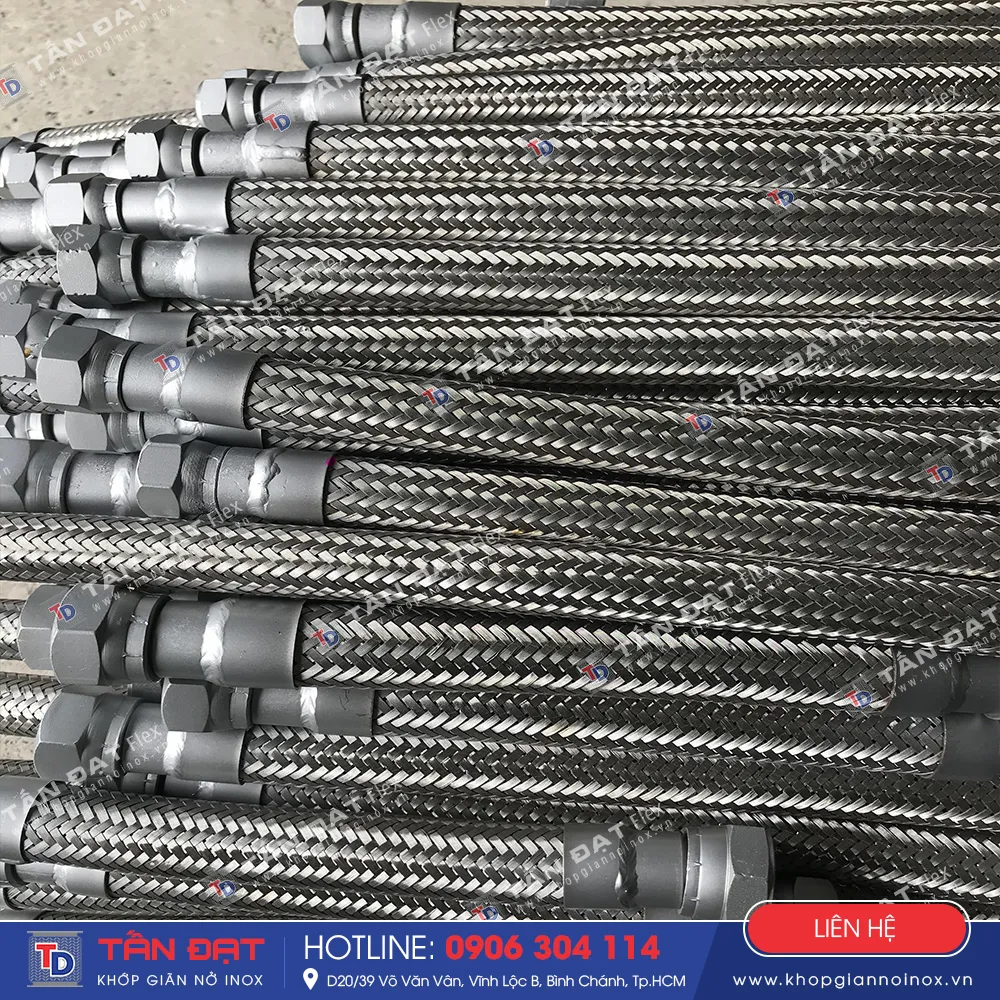 High-temperature 304 and 316 stainless steel hoses in Vinh Loc – photo 1