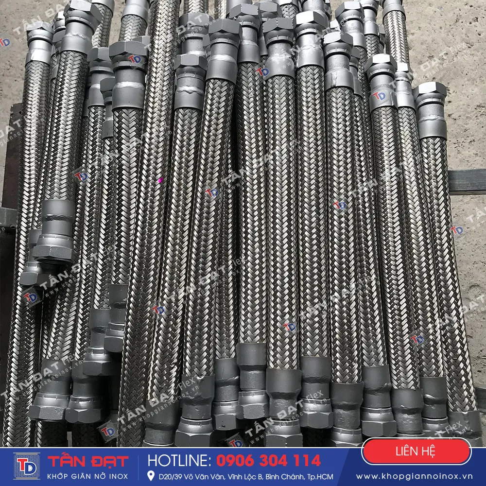 High-temperature 304 and 316 stainless steel hoses in Vinh Loc – photo 2