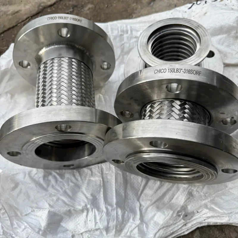 High-quality Stainless steel flexible joints 316 with welded flanged ends