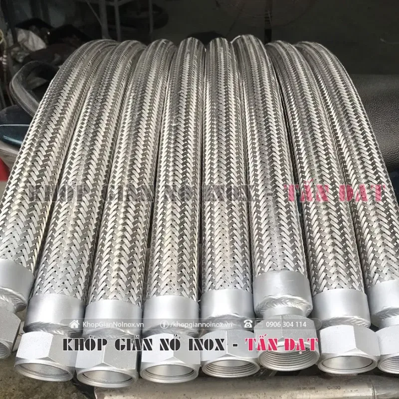 Ống mềm inox 304 chịu nhiệt độ cao theo yêu cầu