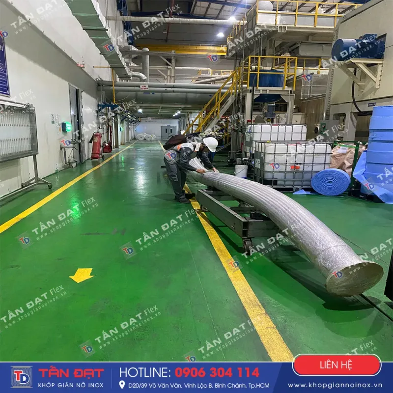 Khớp nối mềm inox chống rung đường ống