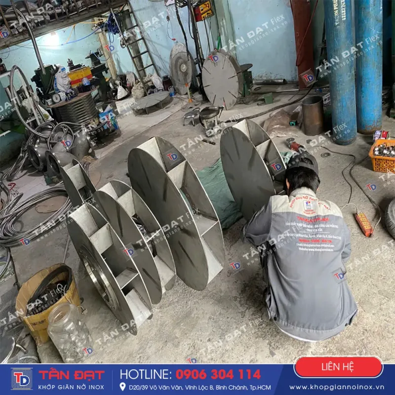 Khớp chống rung mặt bích gia công theo yêu cầu tại TP.HCM
