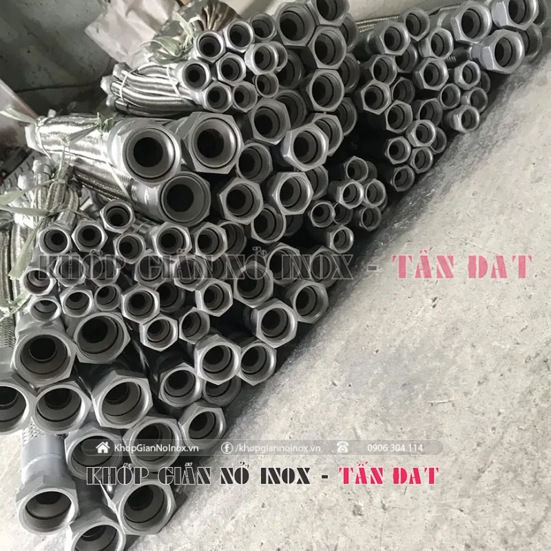 Ống mềm inox 304/316 chịu nhiệt dẫn hơi, gas, dầu