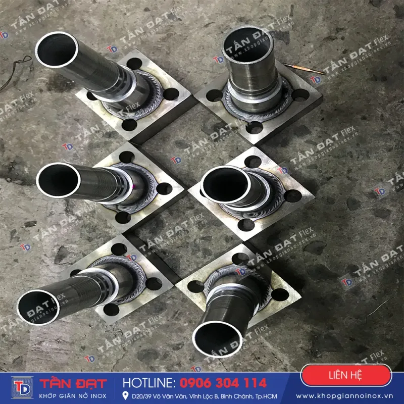 Gia công đường hàn khớp nối inox theo bản vẽ kỹ thuật