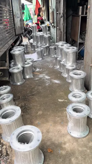 Khớp nối mền inox giao dự án #khớpgiãnnởinox_Tấnđạt #DN150 