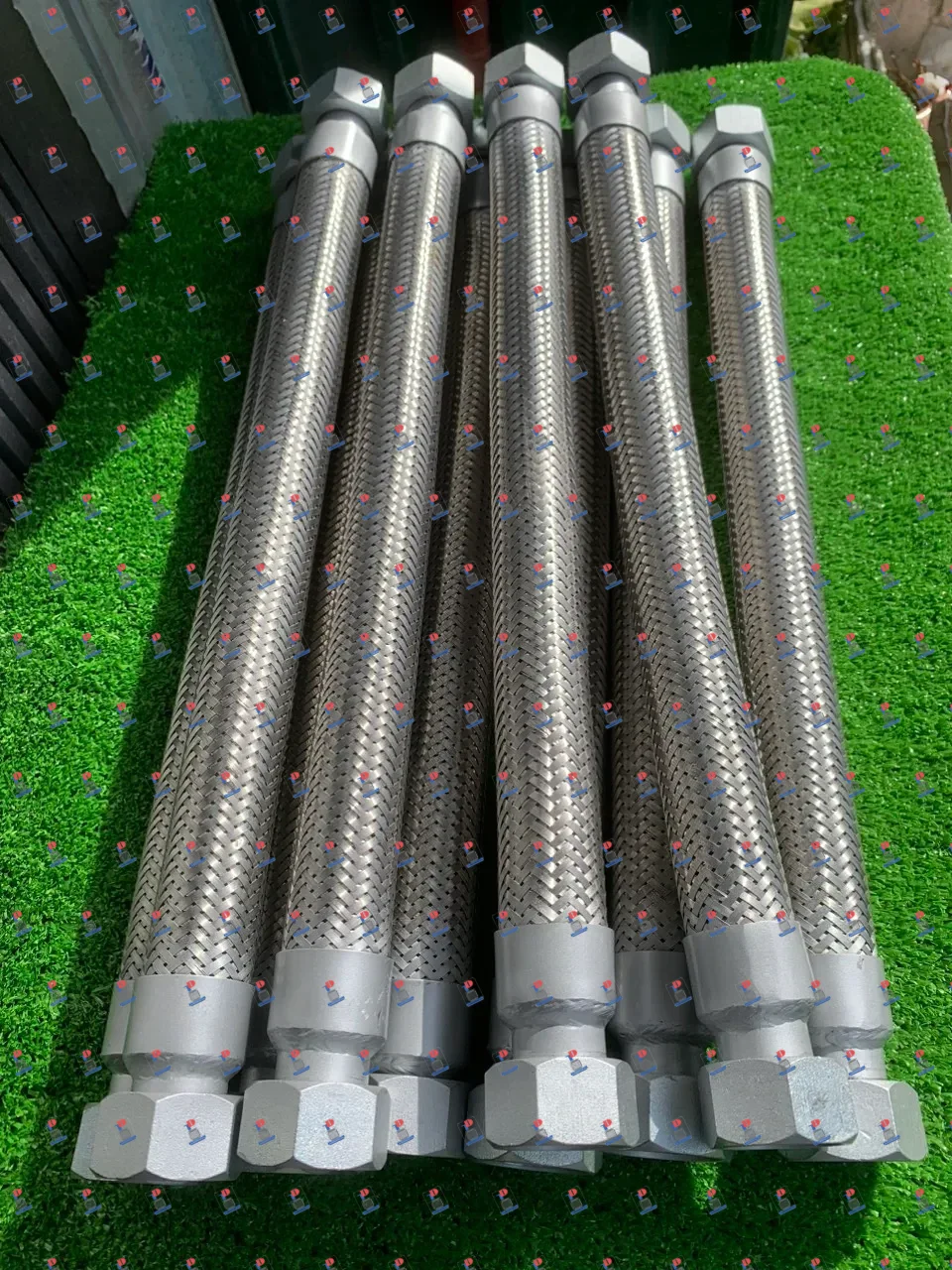 Ống ruột gà inox 304 có lưới bện kết nối đầu ren sắt – ảnh 5