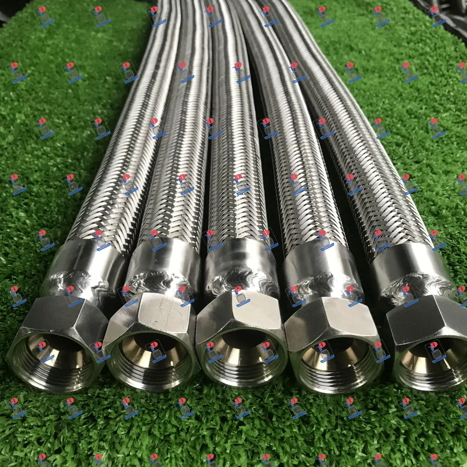 Ống mềm inox kết nối 2 đầu ren côn lõm /inox 304 / thép không gỉ - ảnh 2