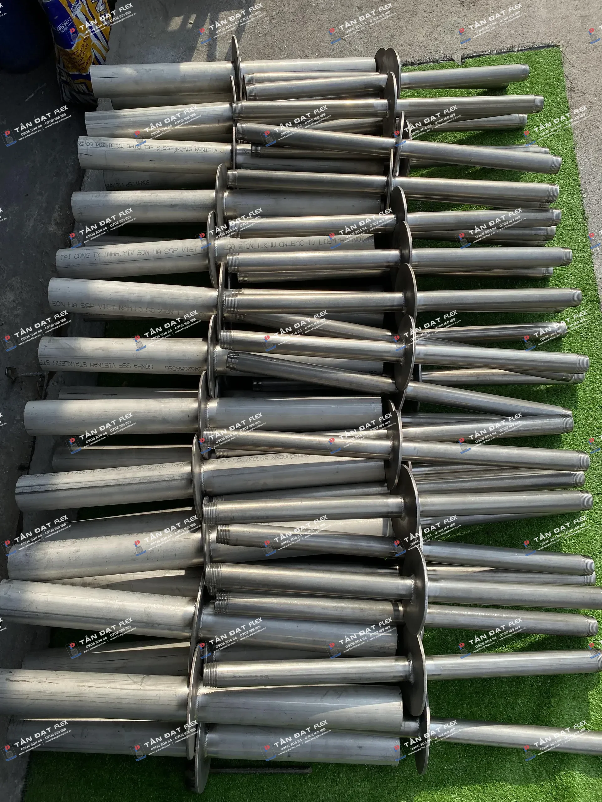 Welding and fabrication of 304 stainless steel middle baffle plates – photo 4