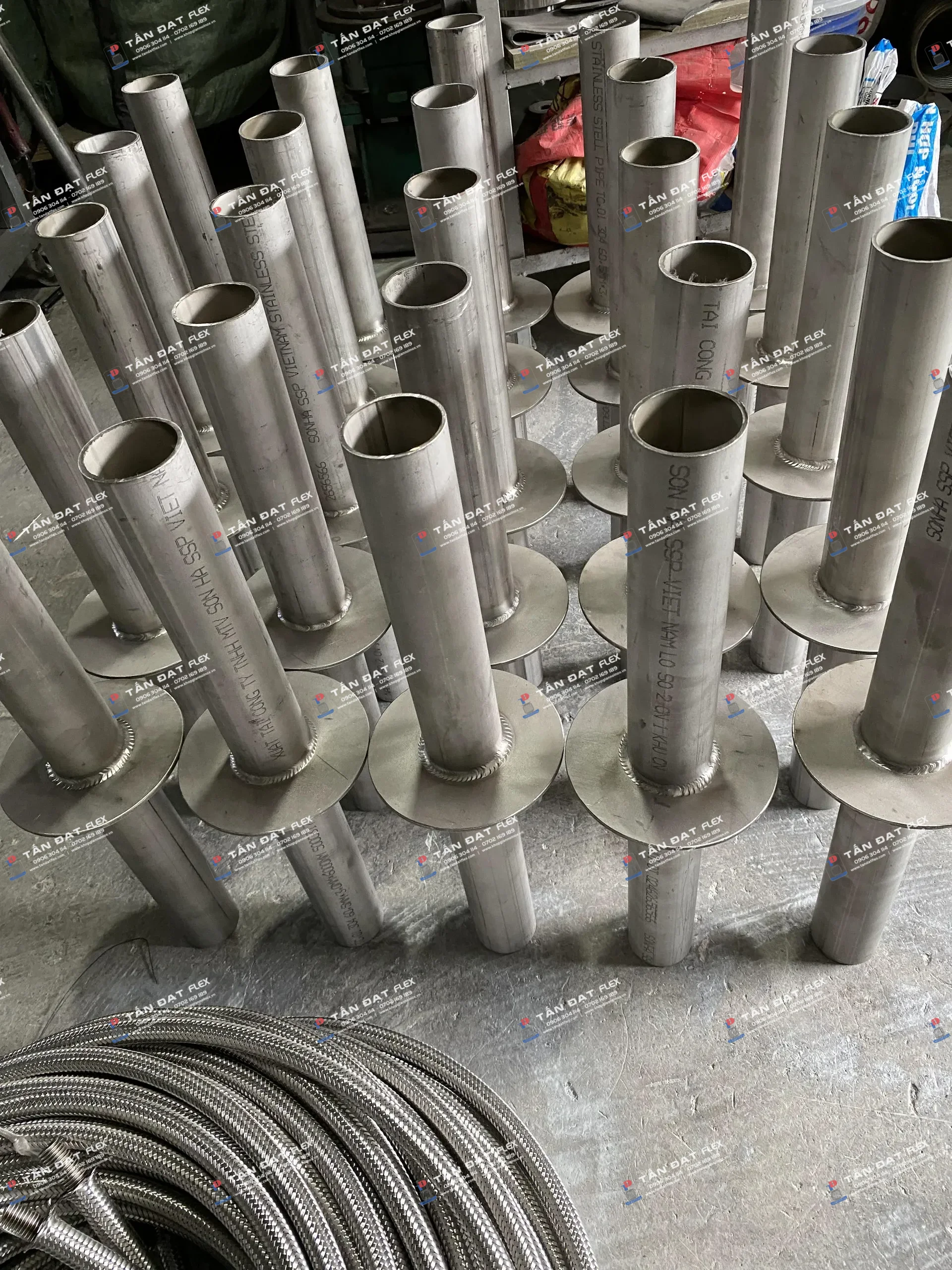 Welding and fabrication of 304 stainless steel middle baffle plates – photo 5