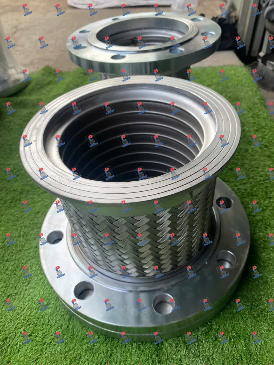 Ống ruột gà inox kết nối 2 đầu mặt Bích tiêu chuẩn JIS10K, PN16, ANSI150 - ảnh 2